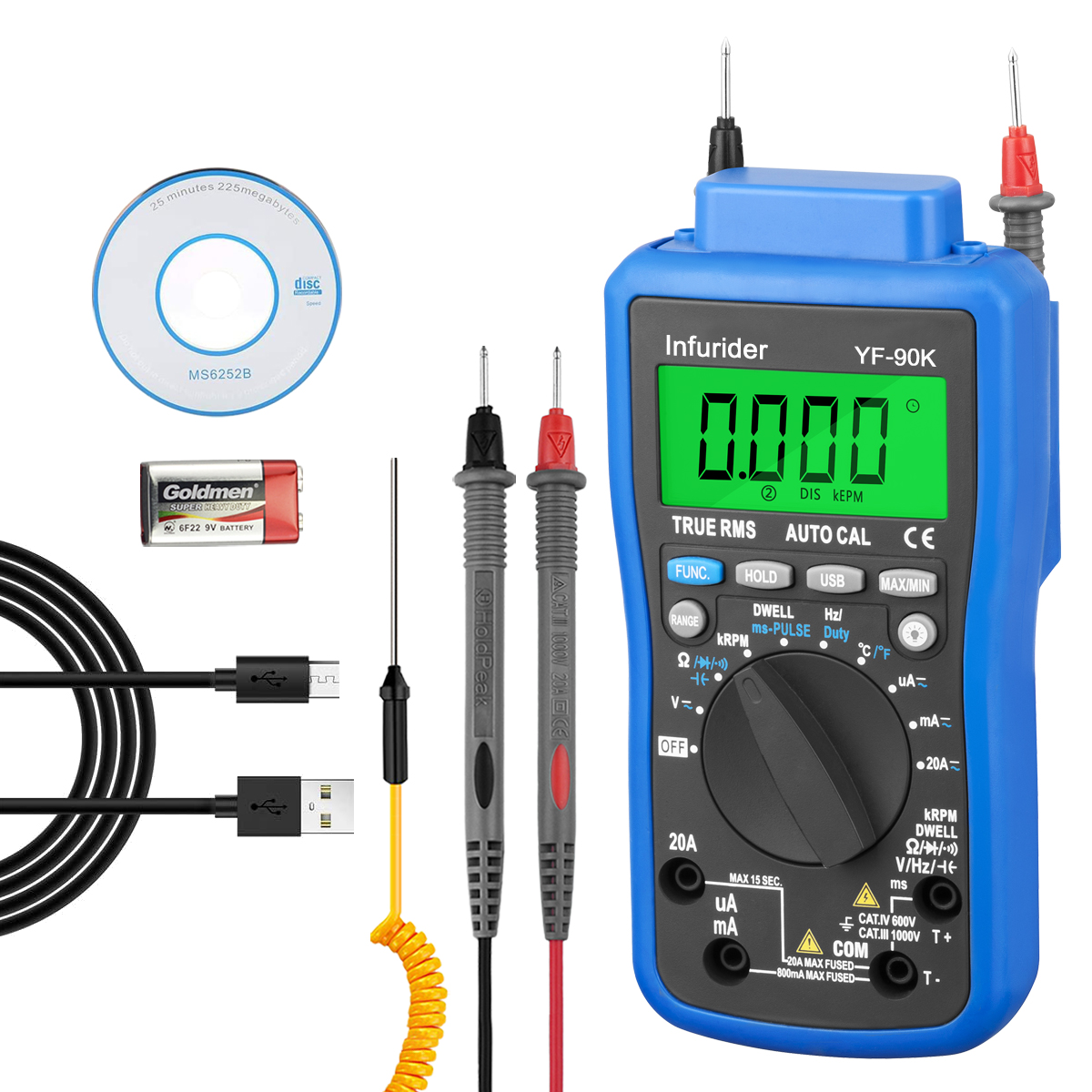 Đồng Hồ Đo HP-90K Động Cơ Máy  - đánh giá và giá Logic Analyzer Usb