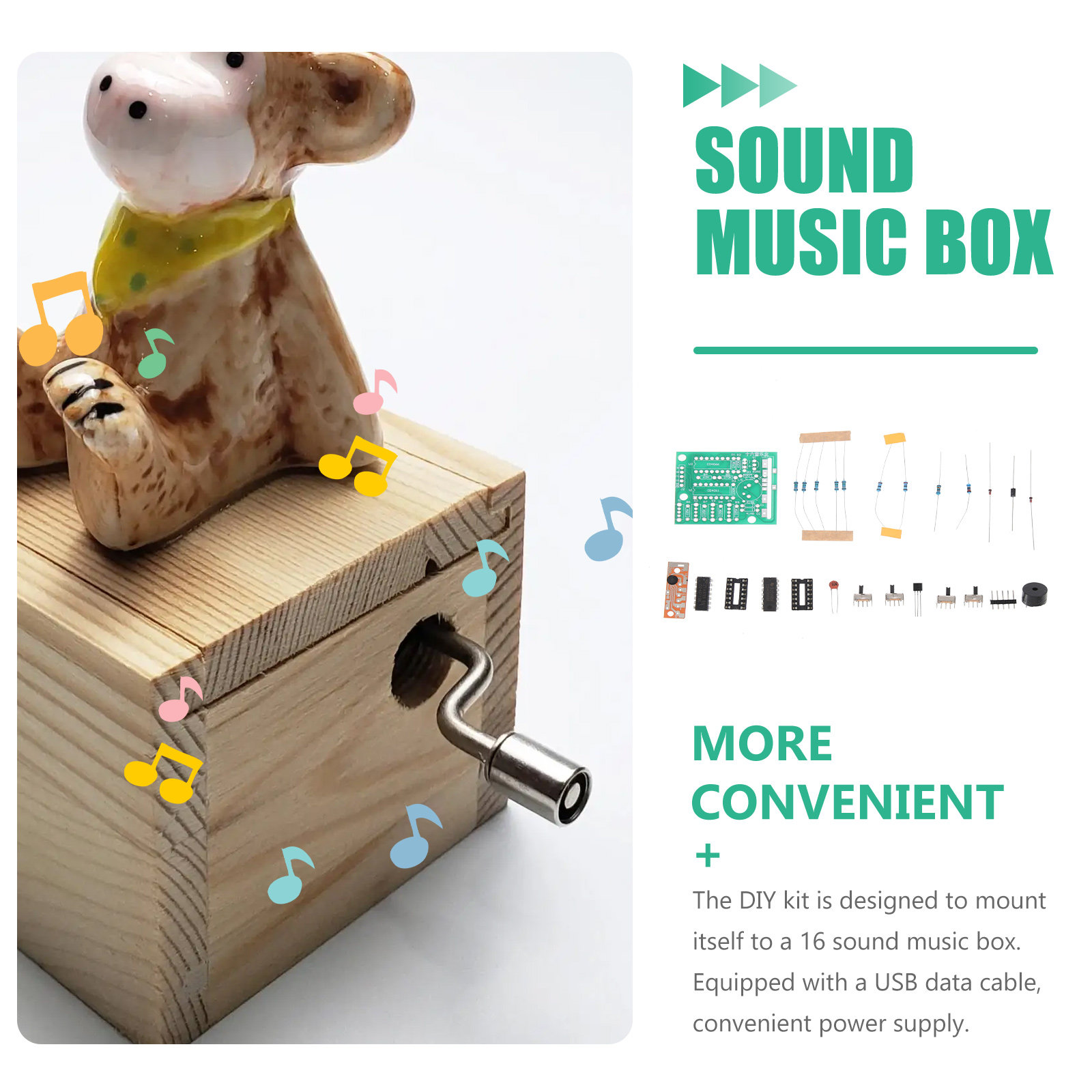 1Set DIY Music Box Electronic  - đánh giá và giá Diy Electronics Box